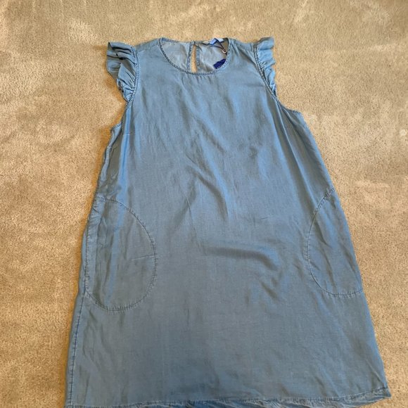 POPSUGAR Blue Mini Dress w pockets - Picture 1 of 7
